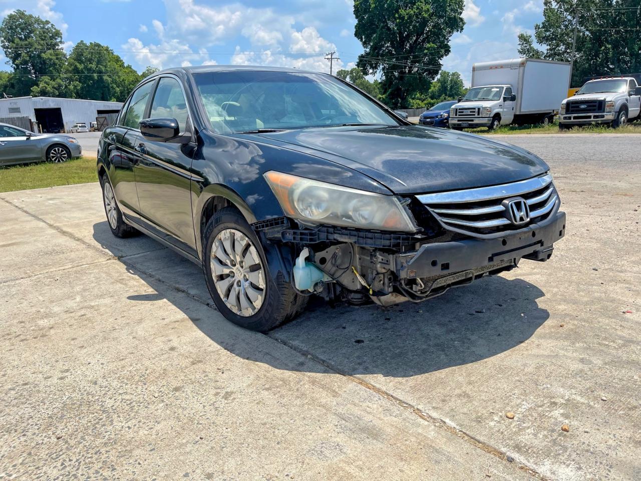 2011 Honda Accord Lx Black vin: 1HGCP2F35BA082716