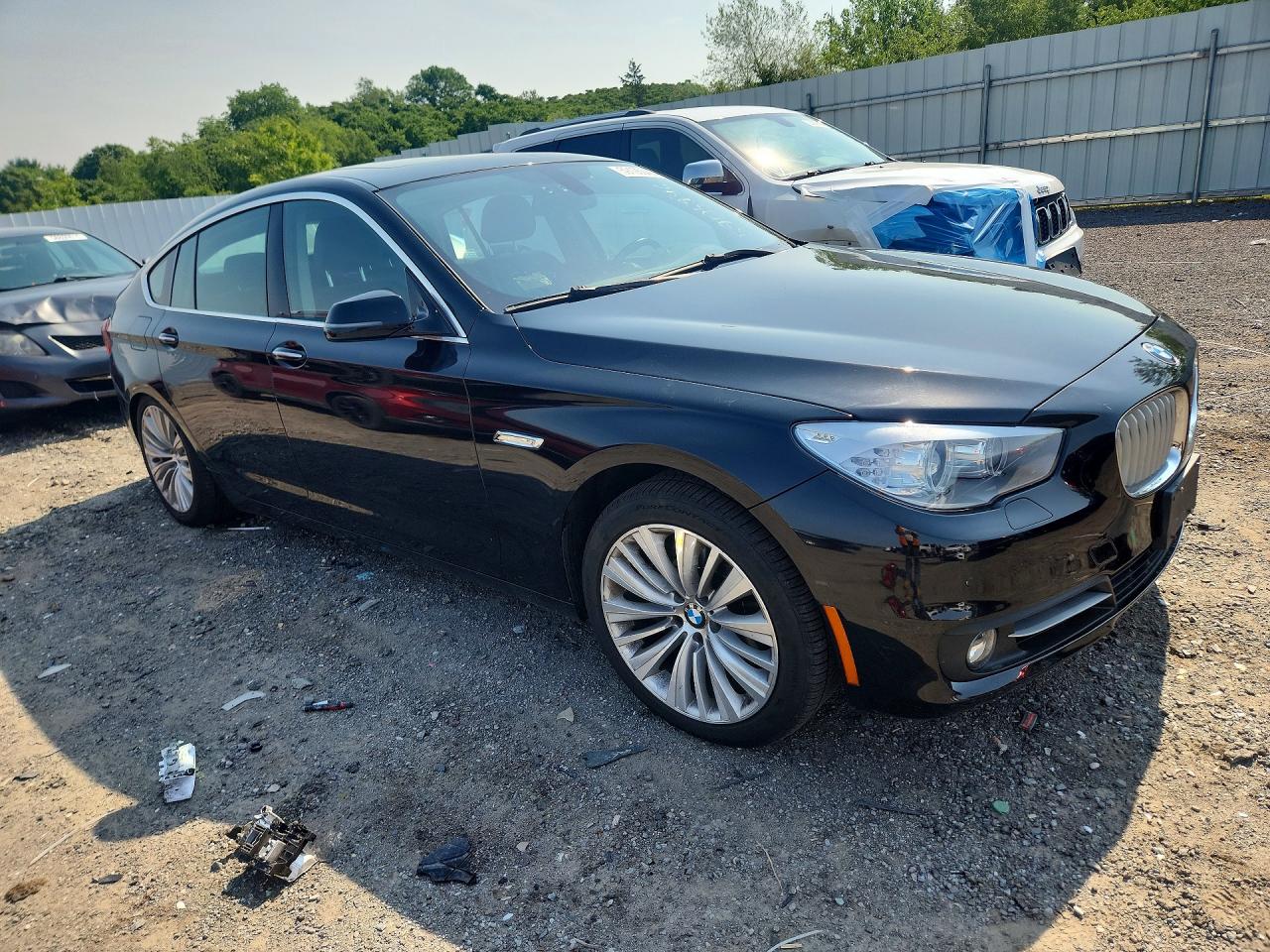 2014 Bmw 535 Xigt Черный vin: WBA5M4C51ED183737