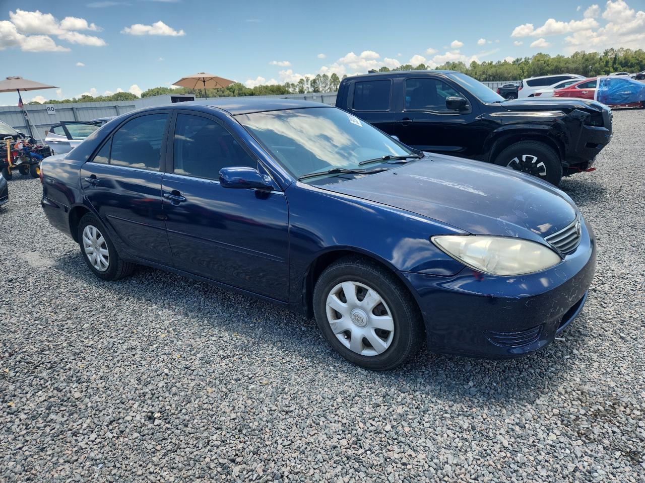 2006 Toyota Camry Le Синий vin: 4T1BE32K06U110215