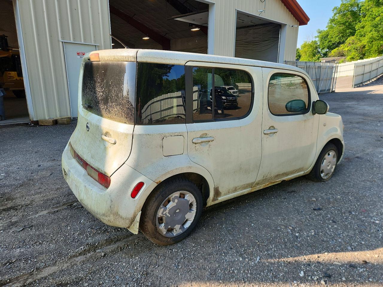 2009 Nissan Cube 1.8 White vin: JN8AZ28R89T127989
