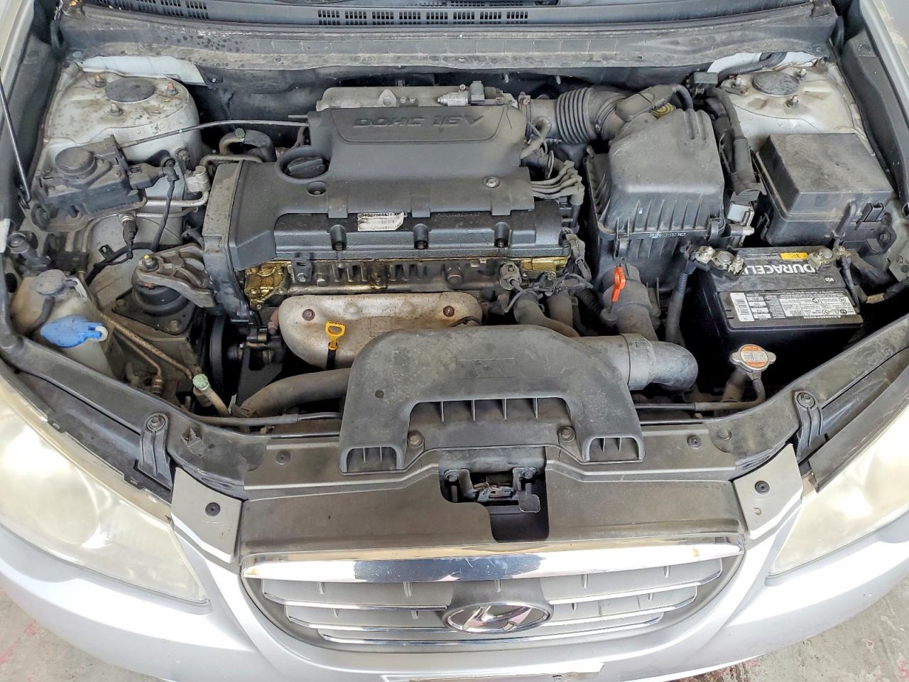 2008 Hyundai Elantra Gls Silver vin: KMHDU46D68U284757