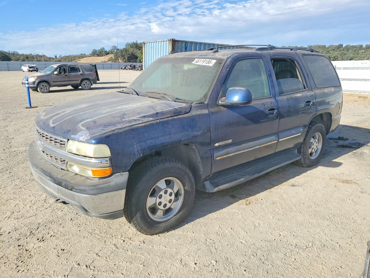 2003 Chevrolet Tahoe K1500 Blue vin: 1GNEK13ZX3R222830