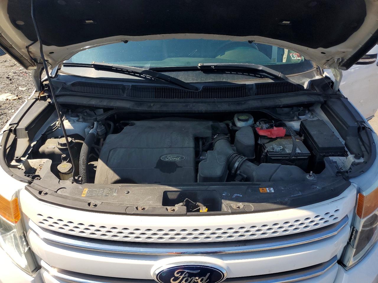 2015 Ford Explorer Limited White vin: 1FM5K8F86FGA56483