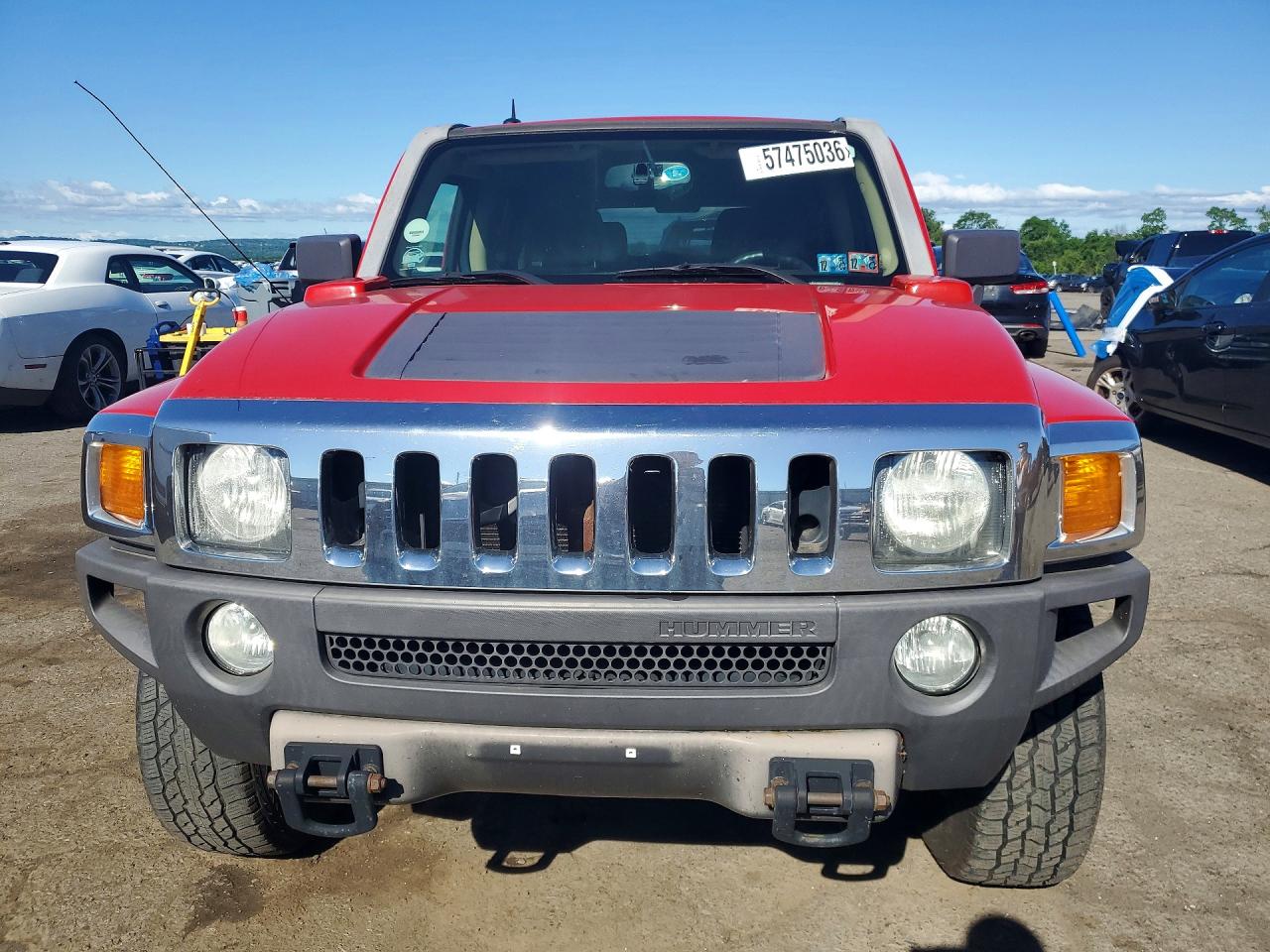 2006 Hummer H3 Red vin: 5GTDN136768141109