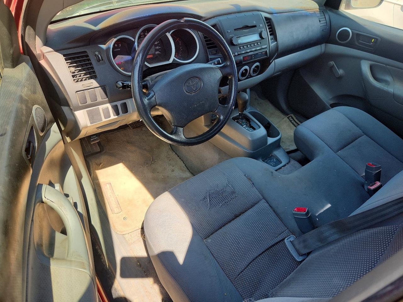 2007 Toyota Tacoma Base Red vin: 5TENX22N47Z467731