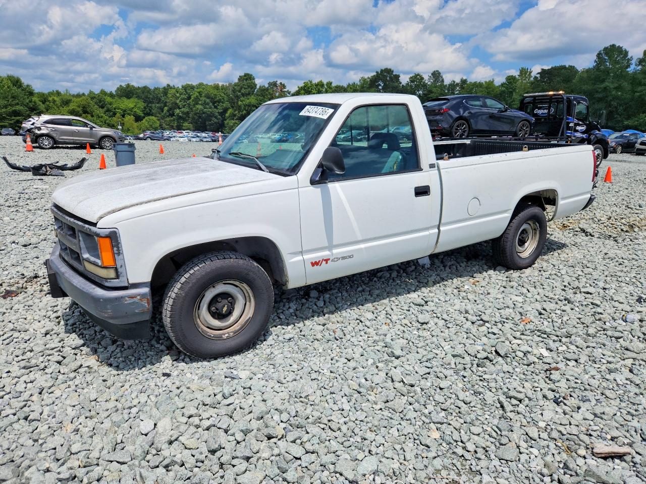 1993 Chevrolet Gmt-400 C1500 White vin: 1GCDC14Z1PE213110