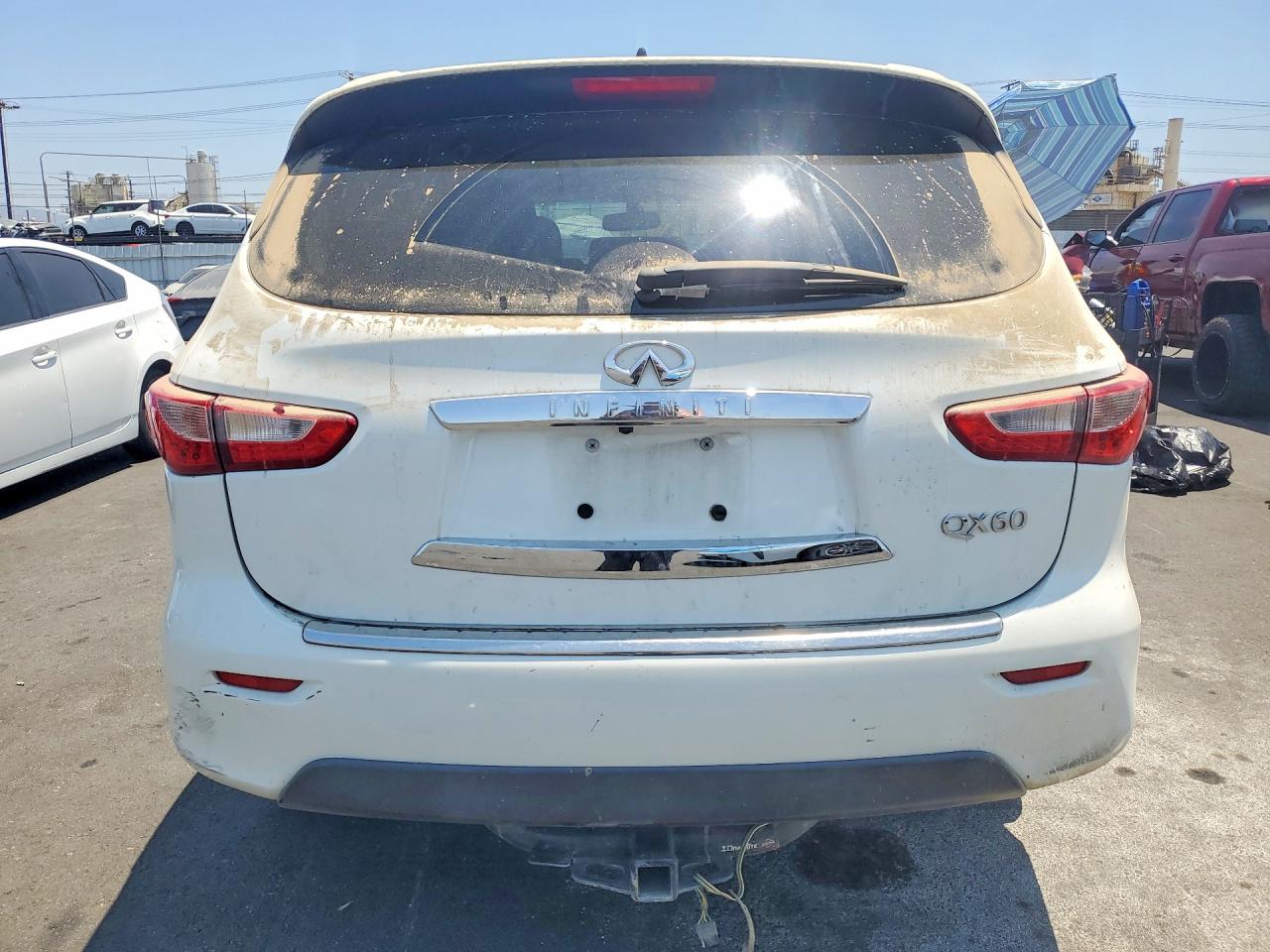2014 Infiniti Qx60 Hybrid White vin: 5N1CL0MN6EC517878