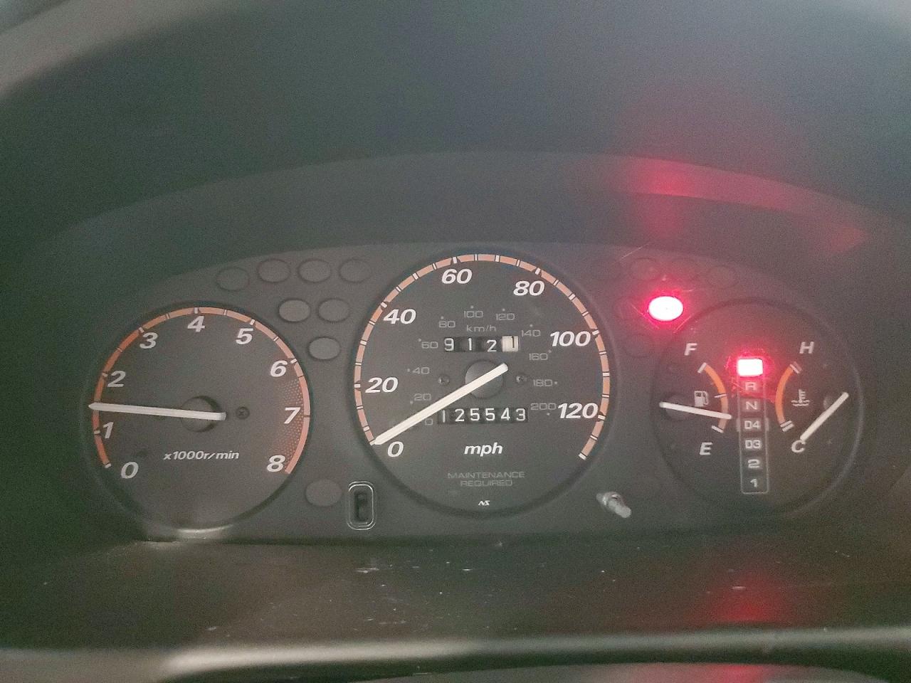 1998 Honda Cr-v Ex Красный vin: JHLRD1860WC096474