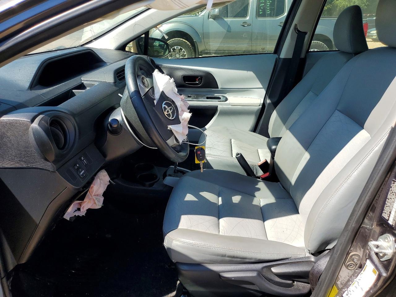 2013 Toyota Prius C One Gray vin: JTDKDTB38D1540010