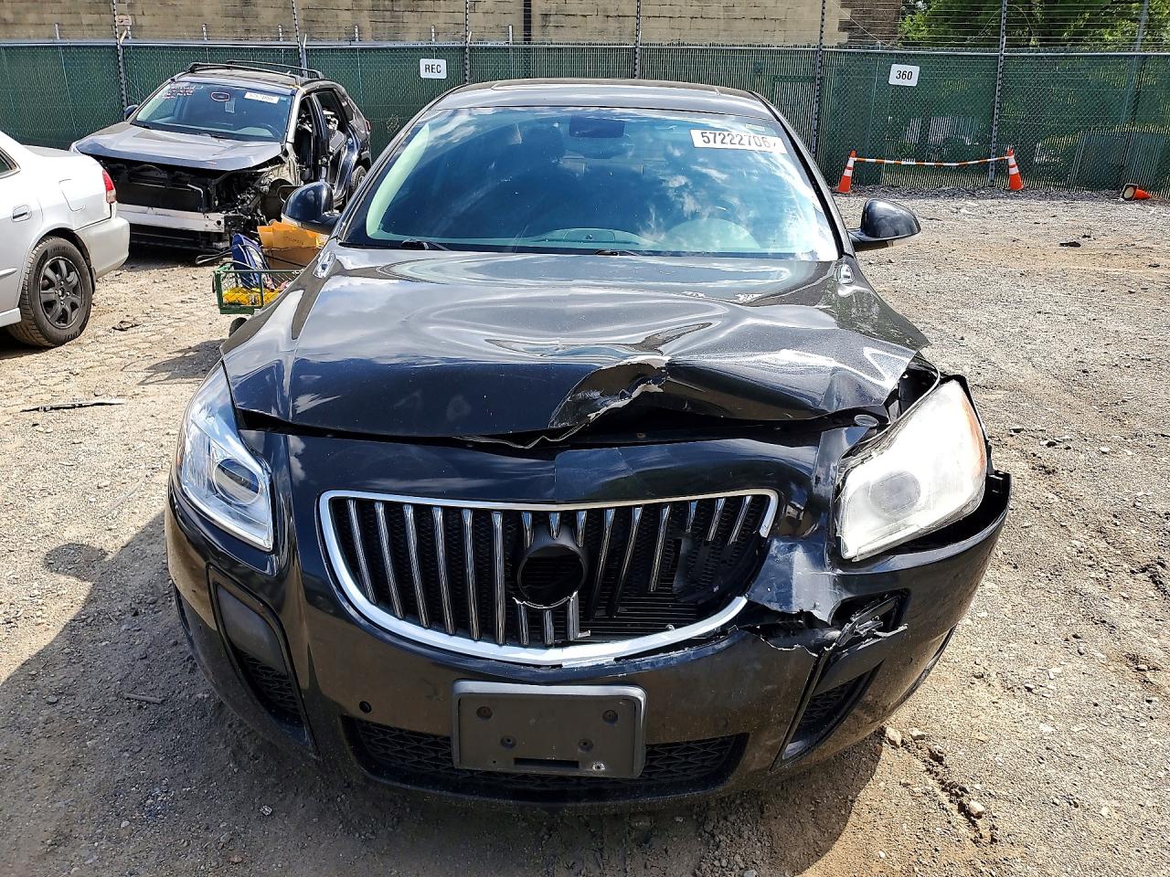 2013 Buick Regal Gs Black vin: 2G4GV5GV5D9163555