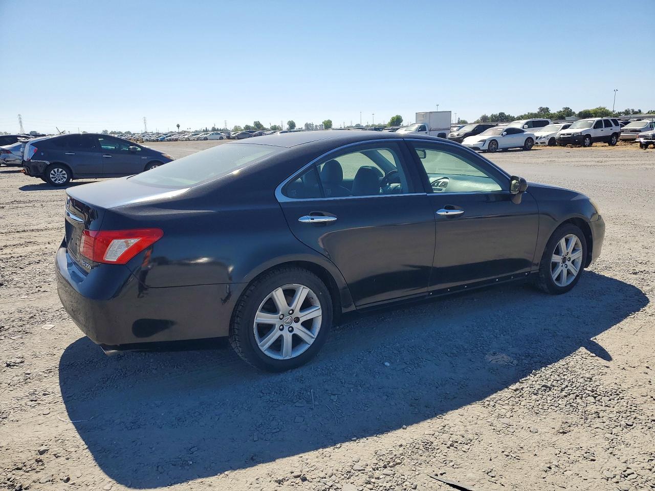 2008 Lexus Es 350 Black vin: JTHBJ46GX82195248
