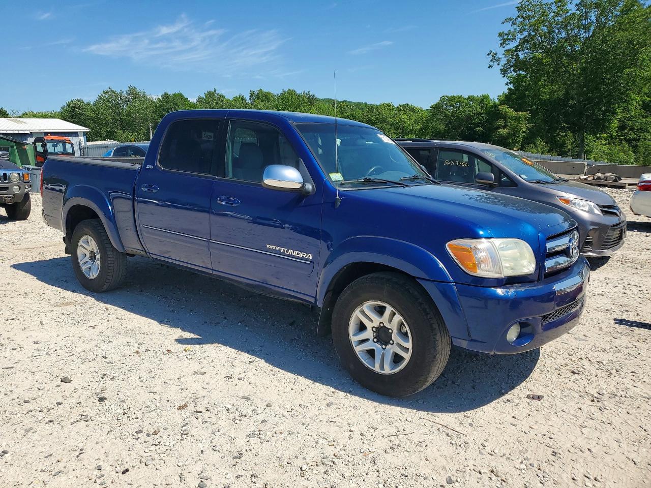2006 Toyota Tundra Double Cab Sr5 Синий vin: 5TBDT44176S514624