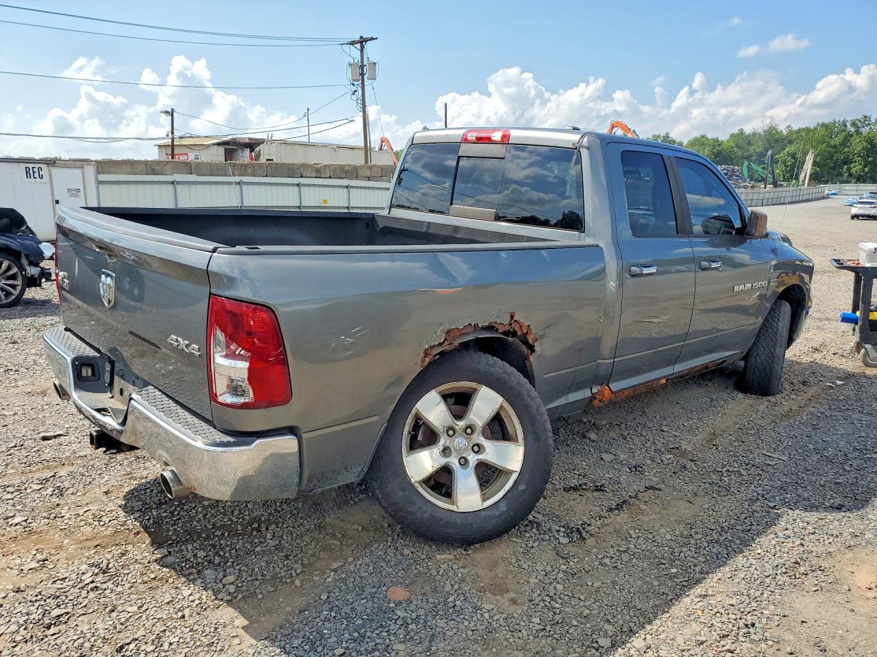 2012 Dodge Ram 1500 Slt Gray vin: 1C6RD7GT7CS195051