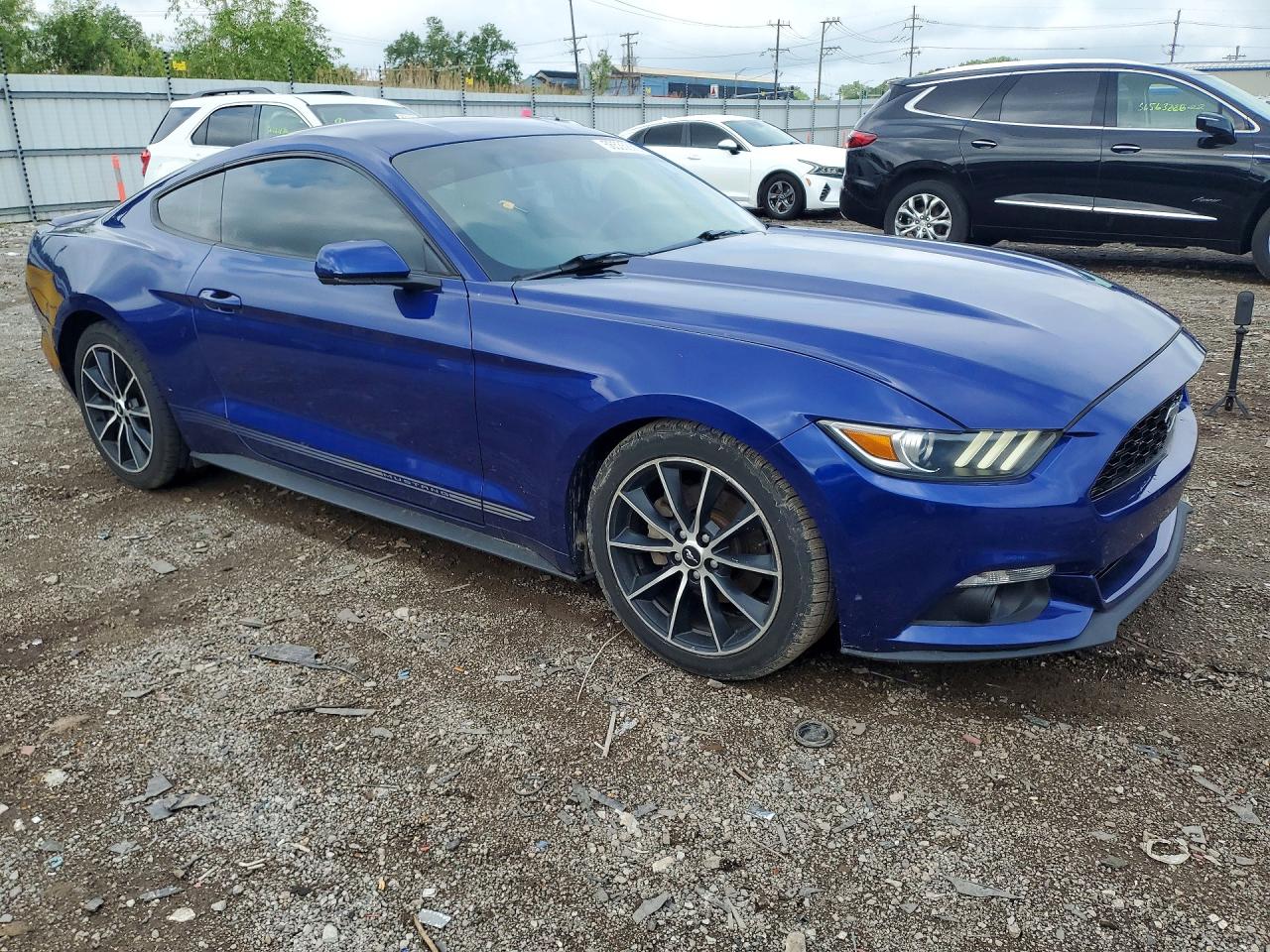 2015 Ford Mustang Blue vin: 1FA6P8TH4F5357771