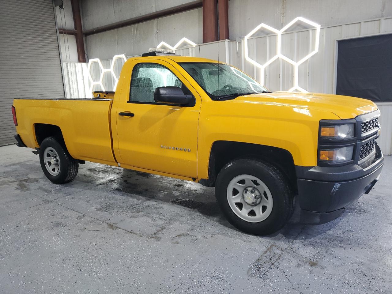 2014 Chevrolet Silverado C1500 Yellow vin: 1GCNCPEH7EZ180861