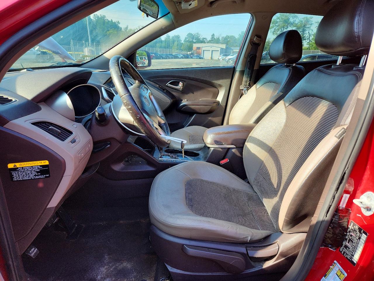 2012 Hyundai Tucson Gls Burgundy vin: KM8JU3AC5CU513434