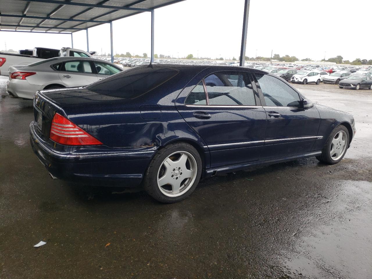 2001 Mercedes-benz S 600 Blue vin: WDBNG78J61A190162