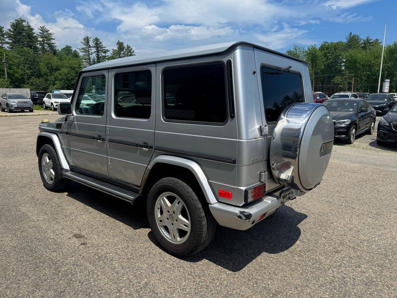 2005 Mercedes-benz G 500 Silver vin: WDCYR49E85X158707