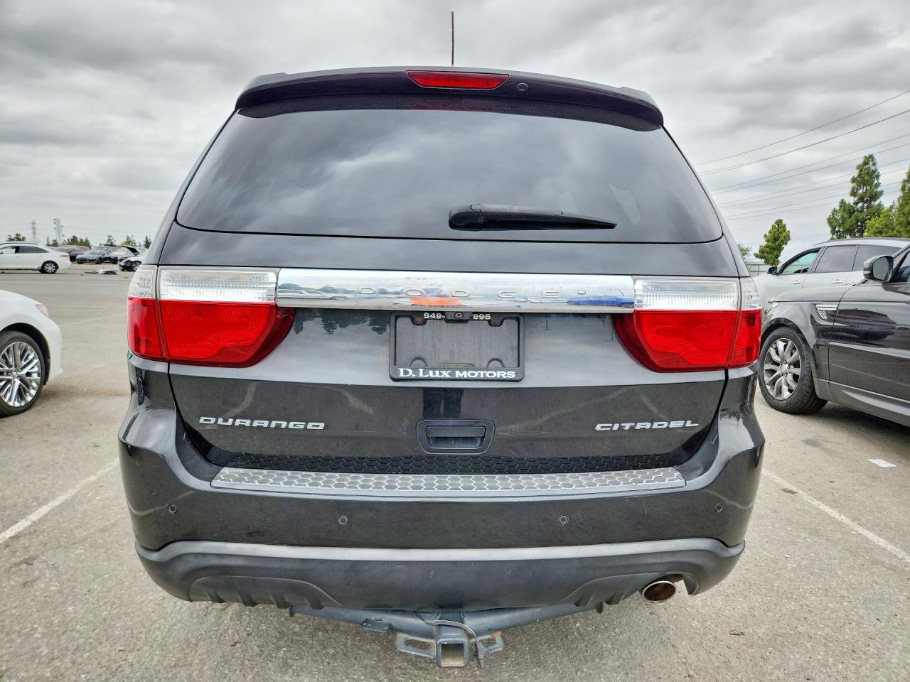 2012 Dodge Durango Citadel Черный vin: 1C4RDHEG4CC257908