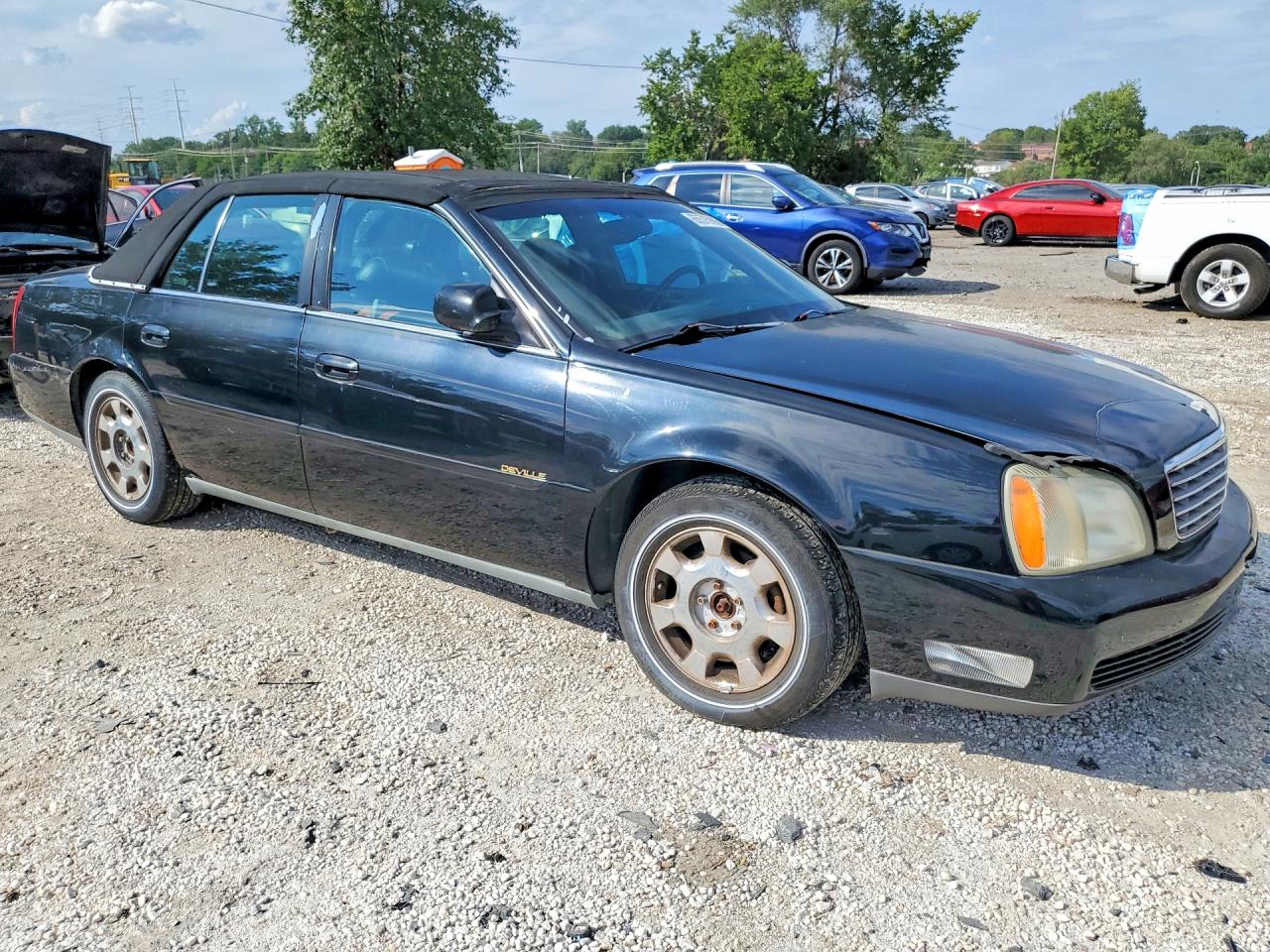 2002 Cadillac Deville Black vin: 1G6KD54Y42U265755