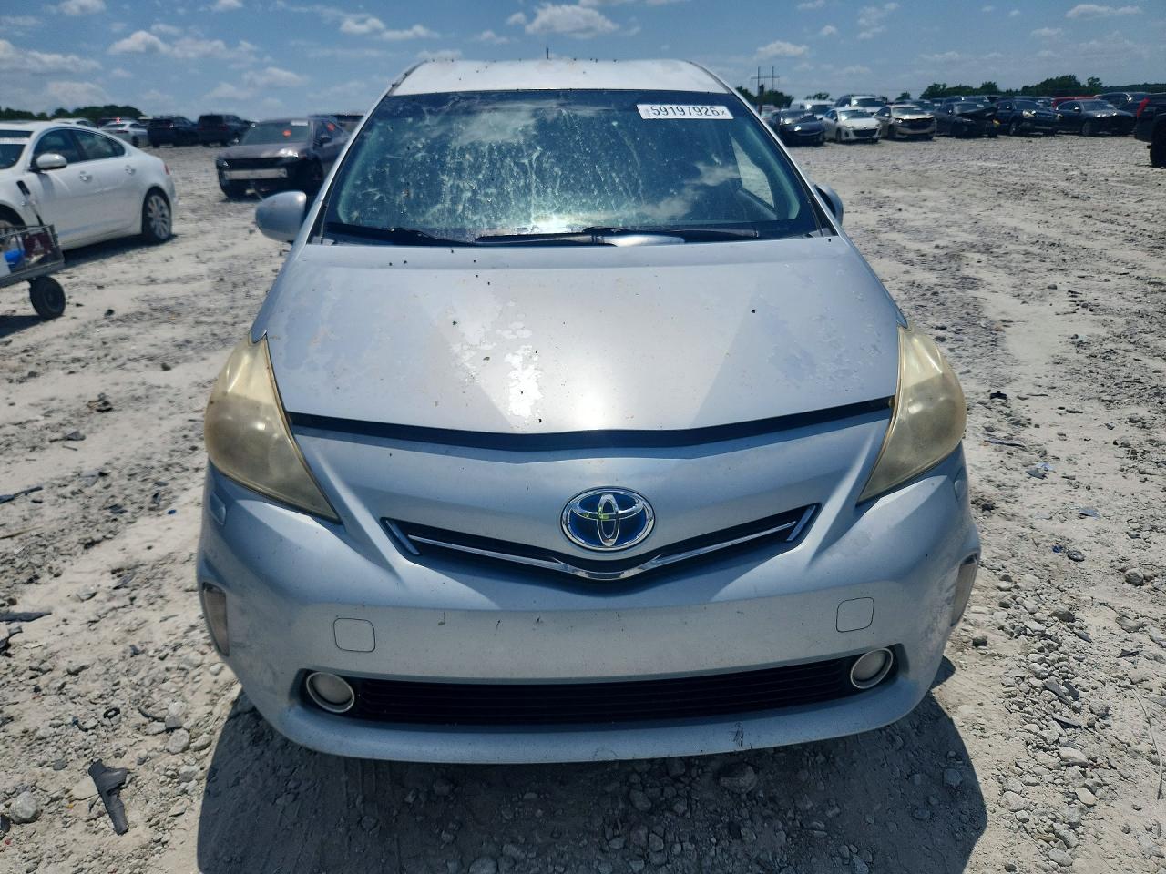 2013 Toyota Prius V Five Silver vin: JTDZN3EU9D3216620