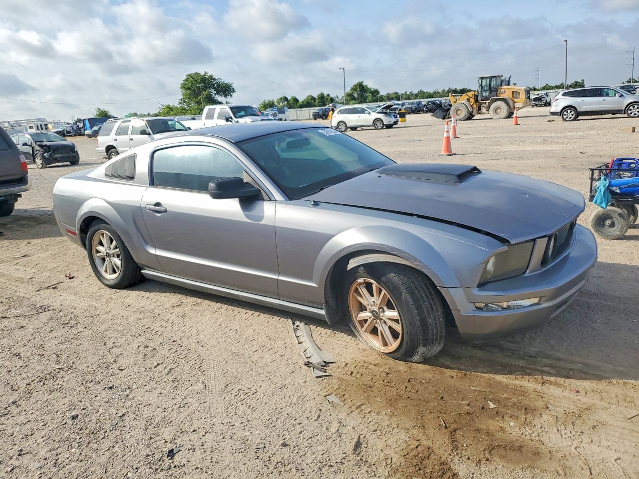 2007 Ford Mustang Gray vin: 1ZVFT80N275305280