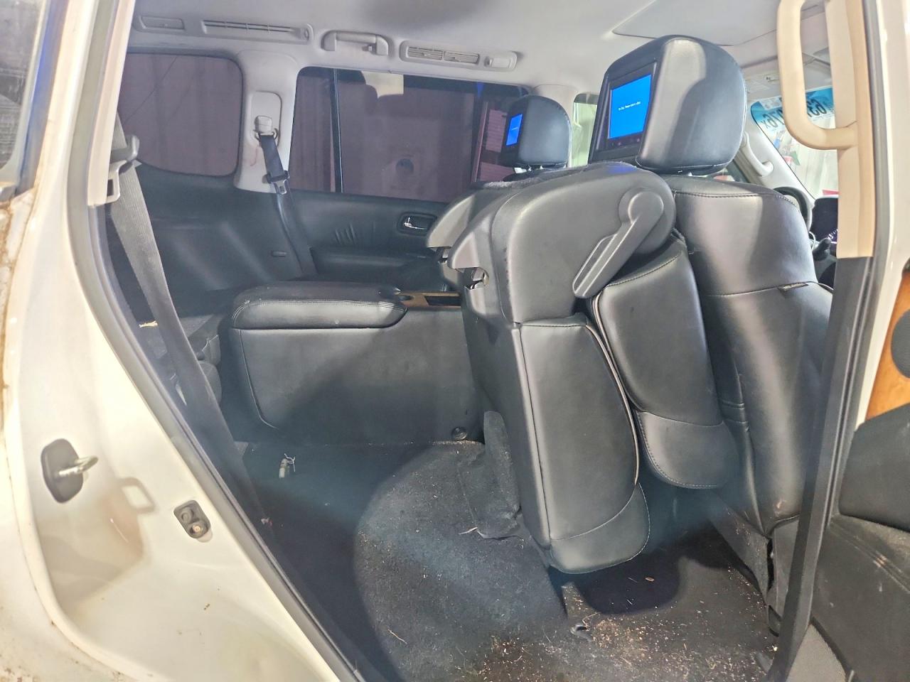 2013 Infiniti Qx56 Base White vin: JN8AZ2NE5D9040686