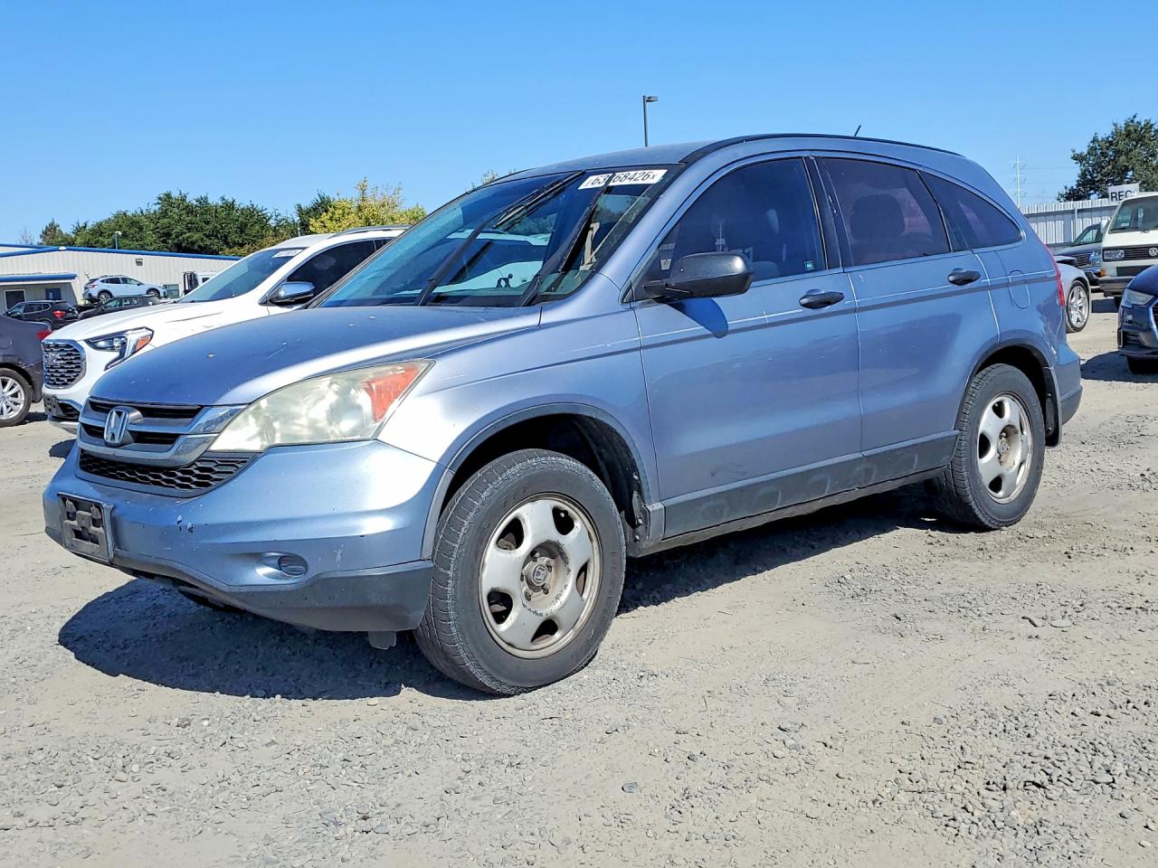 2010 Honda Cr-v Lx Blue vin: 3CZRE3H38AG700767