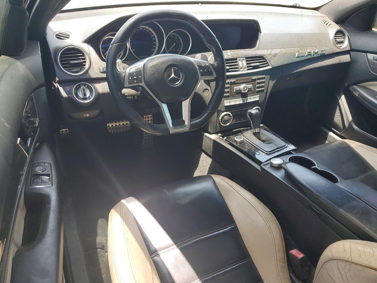 2013 Mercedes-benz C 63 Amg Black vin: WDDGJ7HBXDG068691
