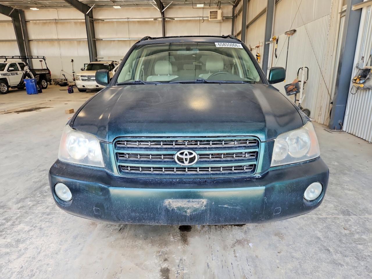 2002 Toyota Highlander Limited Green vin: JTEHF21A820070557