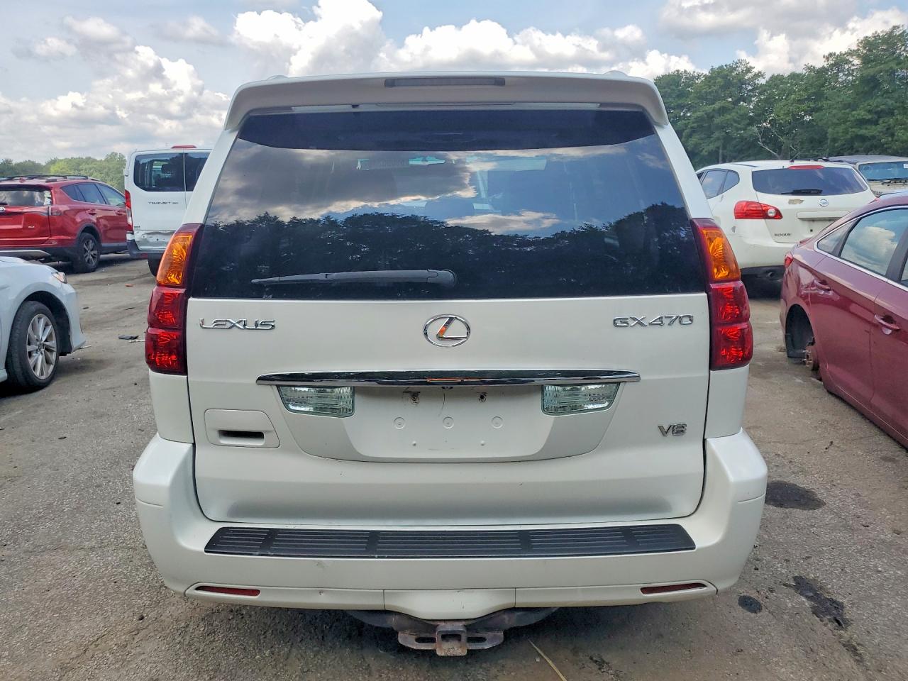 2004 Lexus Gx 470 Белый vin: JTJBT20X740058778