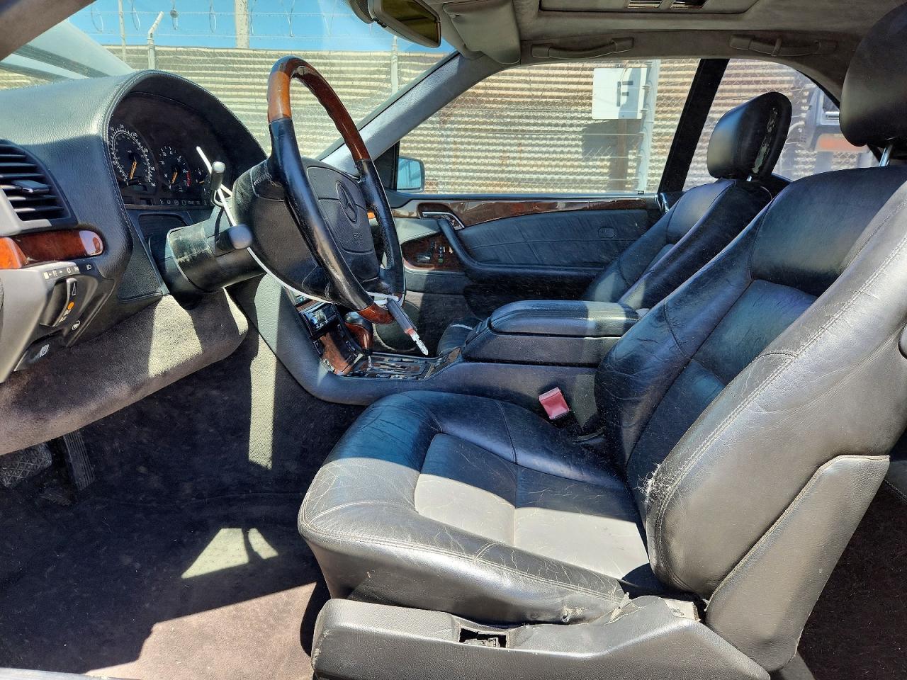 1997 Mercedes-benz S 600 Black vin: WDBGA76G9VA354673