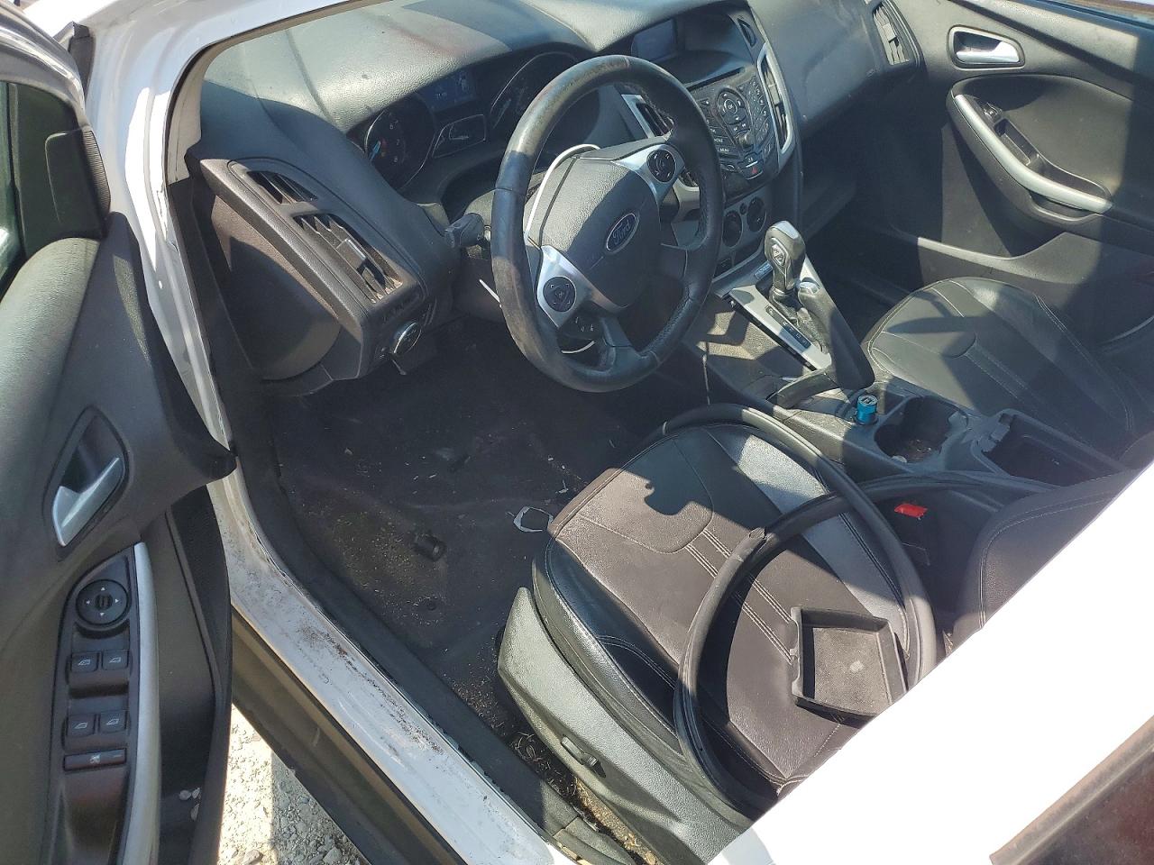 2014 Ford Focus Se White vin: 1FADP3F21EL248213