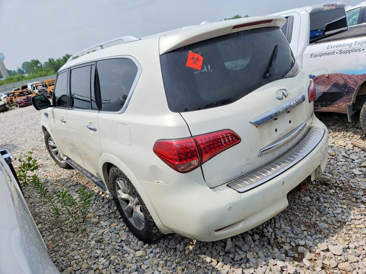 2014 Infiniti Qx80 Base Белый vin: JN8AZ2NE3E9062638