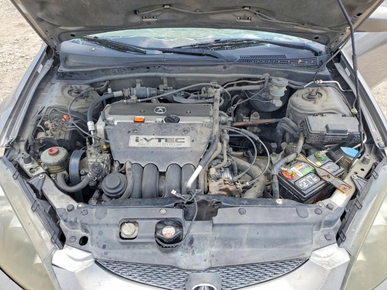 2005 Acura Rsx Silver vin: JH4DC54805S006297