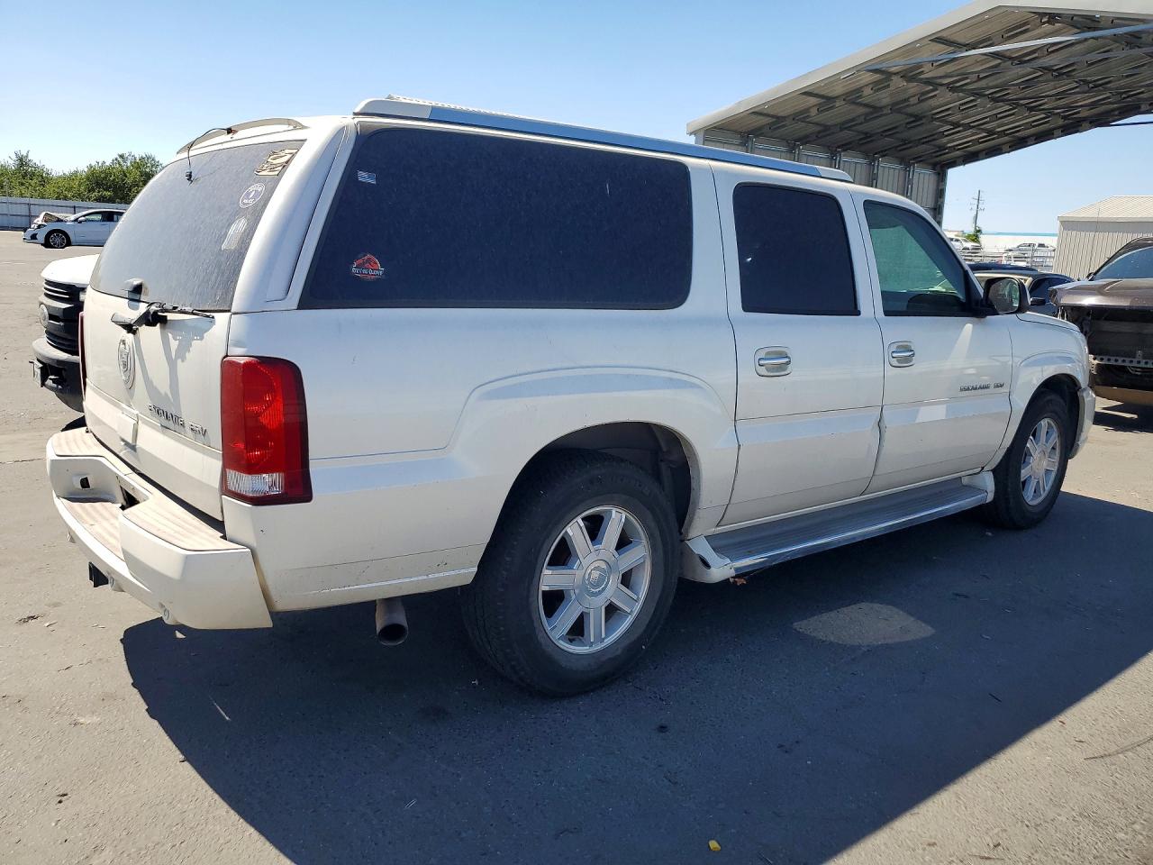 2006 Cadillac Escalade Esv White vin: 3GYFK66N86G101151