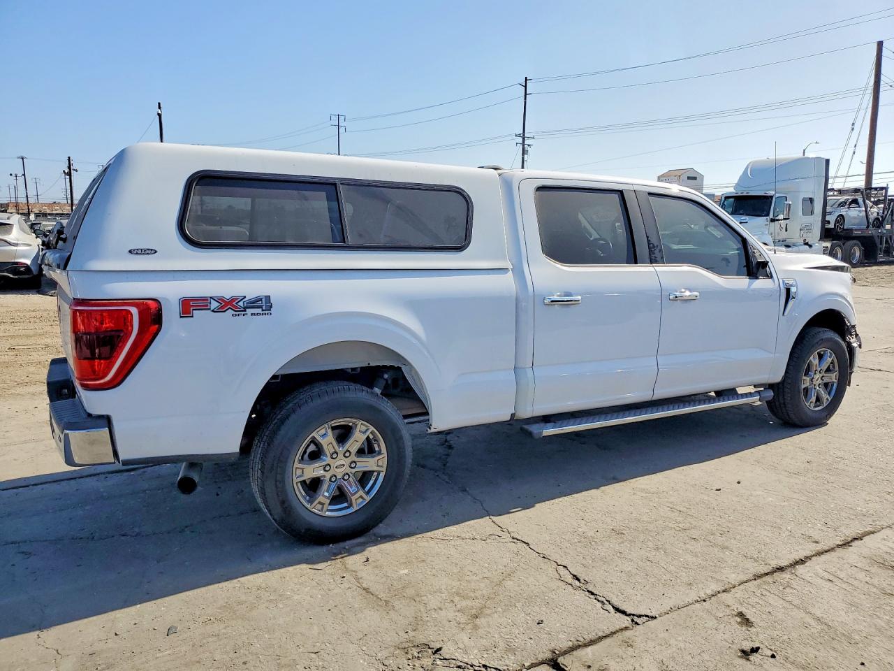 2021 Ford F150 Supercrew White vin: 1FTFW1E80MKD33676