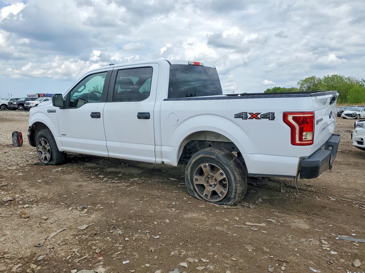 2015 Ford F150 Supercrew Белый vin: 1FTEW1EG7FKE51889