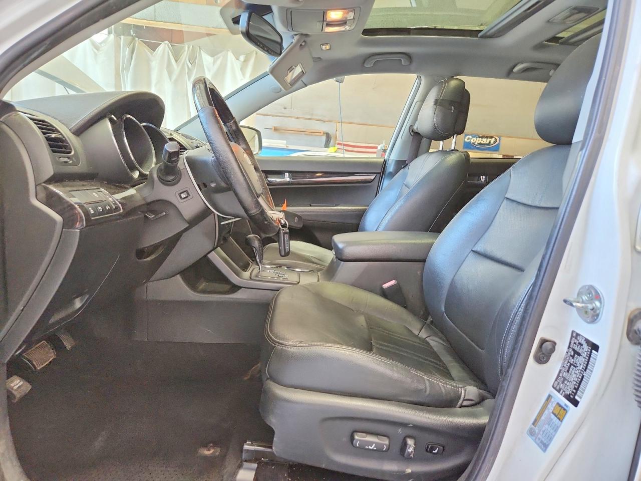 2013 Kia Sorento Sx White vin: 5XYKWDA22DG381641