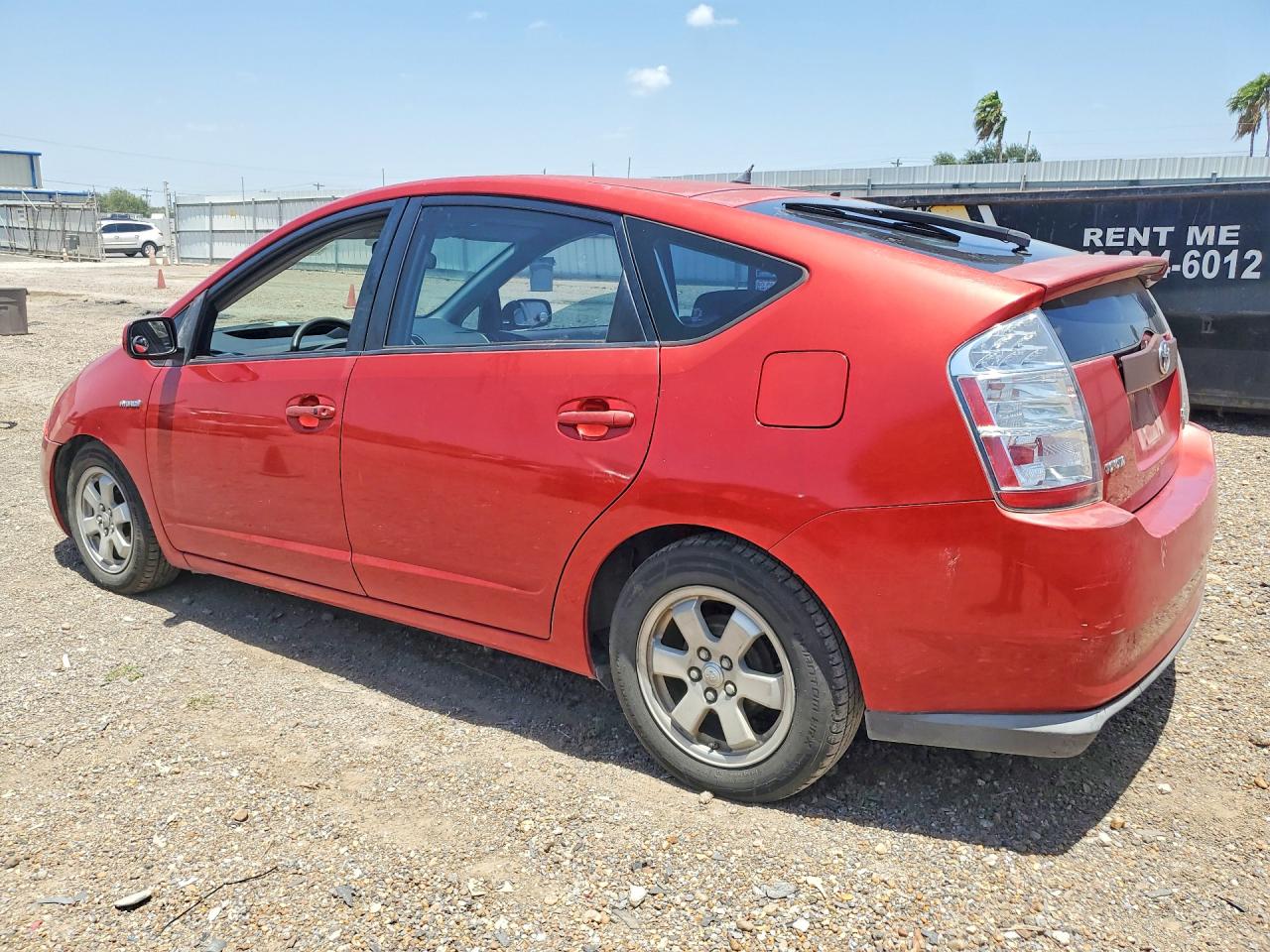 2007 Toyota Prius Base Red vin: JTDKB20U877596395