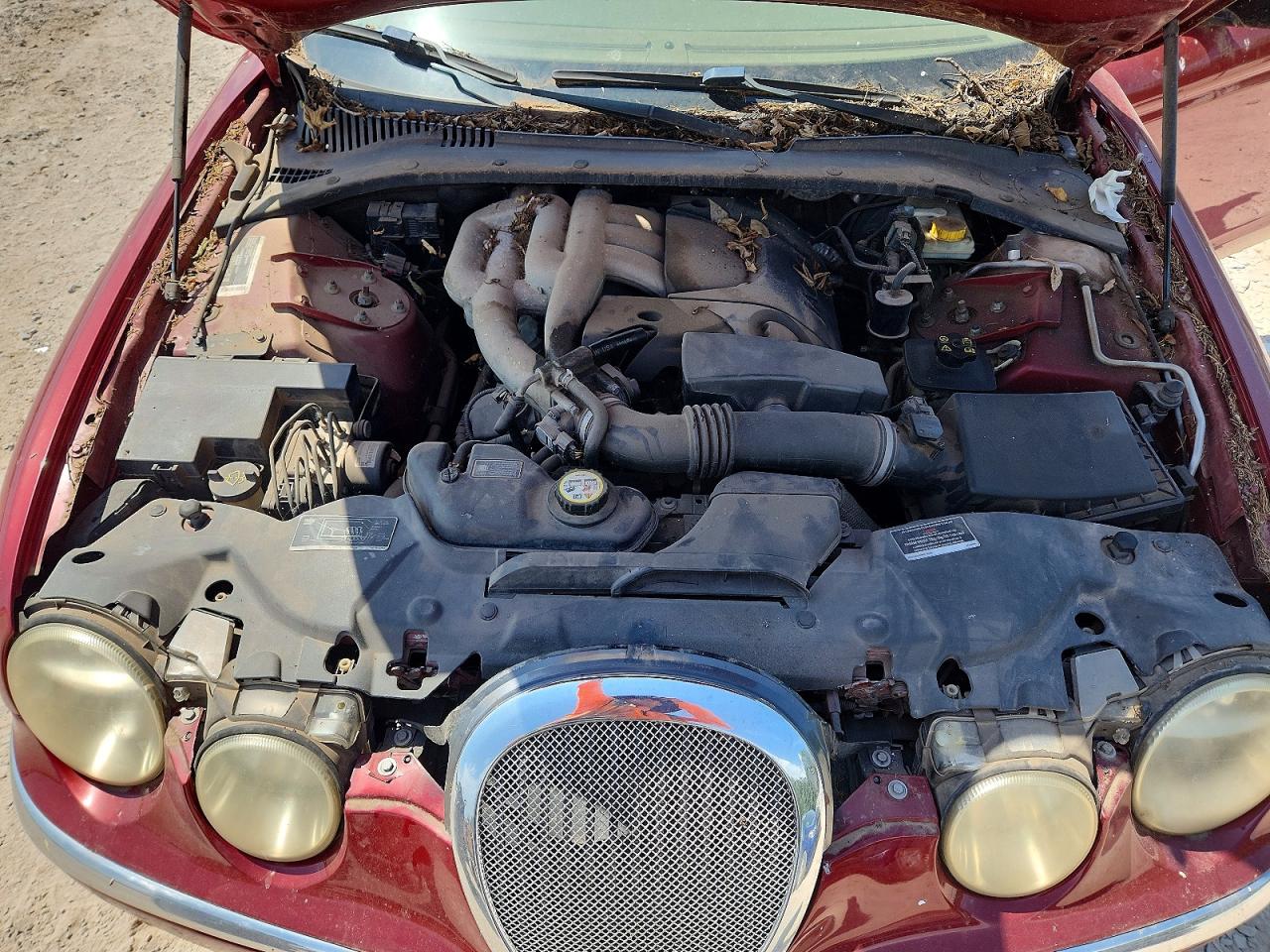 2003 Jaguar S-type Бордовый vin: SAJEA01T33FM81747