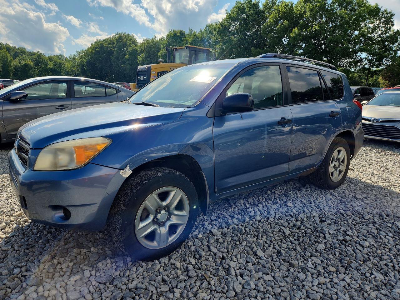 2008 Toyota Rav4 Base Blue vin: JTMBD33V986074466