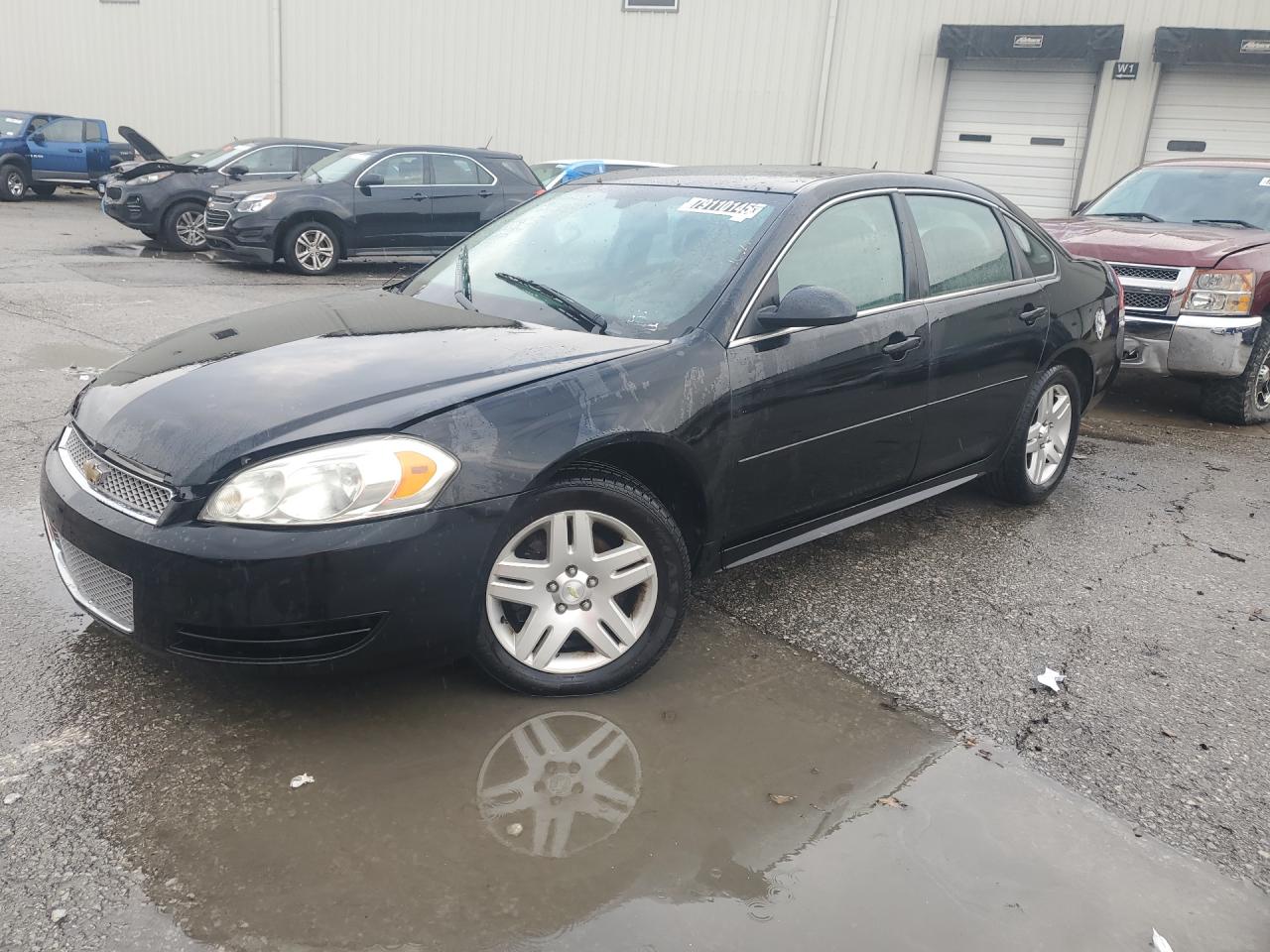 2014 Chevrolet Impala Limited Lt Black vin: 2G1WB5E38E1116829 Damage: Left Front Fender, Dent(S) W/No Paint Dmg, < 1/8 Inch