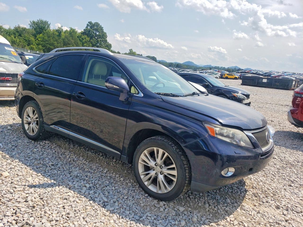 2010 Lexus Rx 450h Синий vin: JTJBC1BA1A2019459