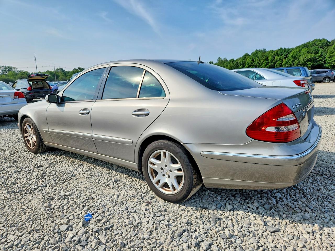 2003 Mercedes-benz E 320 Silver vin: WDBUF65J23A276925