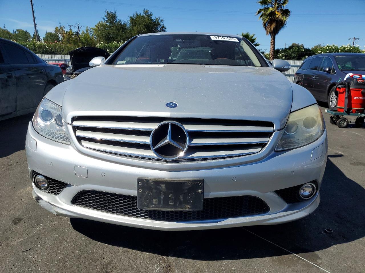 2008 Mercedes-benz Cl 550 Silver vin: WDDEJ71X88A014764
