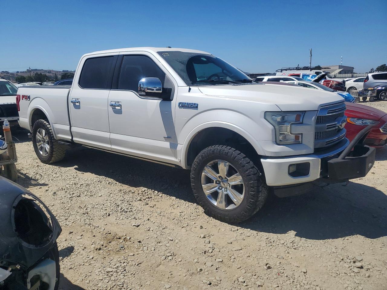 2015 Ford F150 Supercrew White vin: 1FTFW1EG0FFC76575