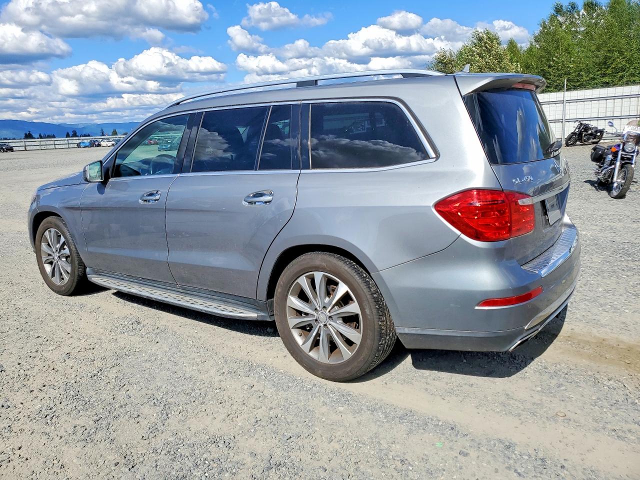 2014 Mercedes-benz Gl 450 4matic Gray vin: 4JGDF7CE2EA284356