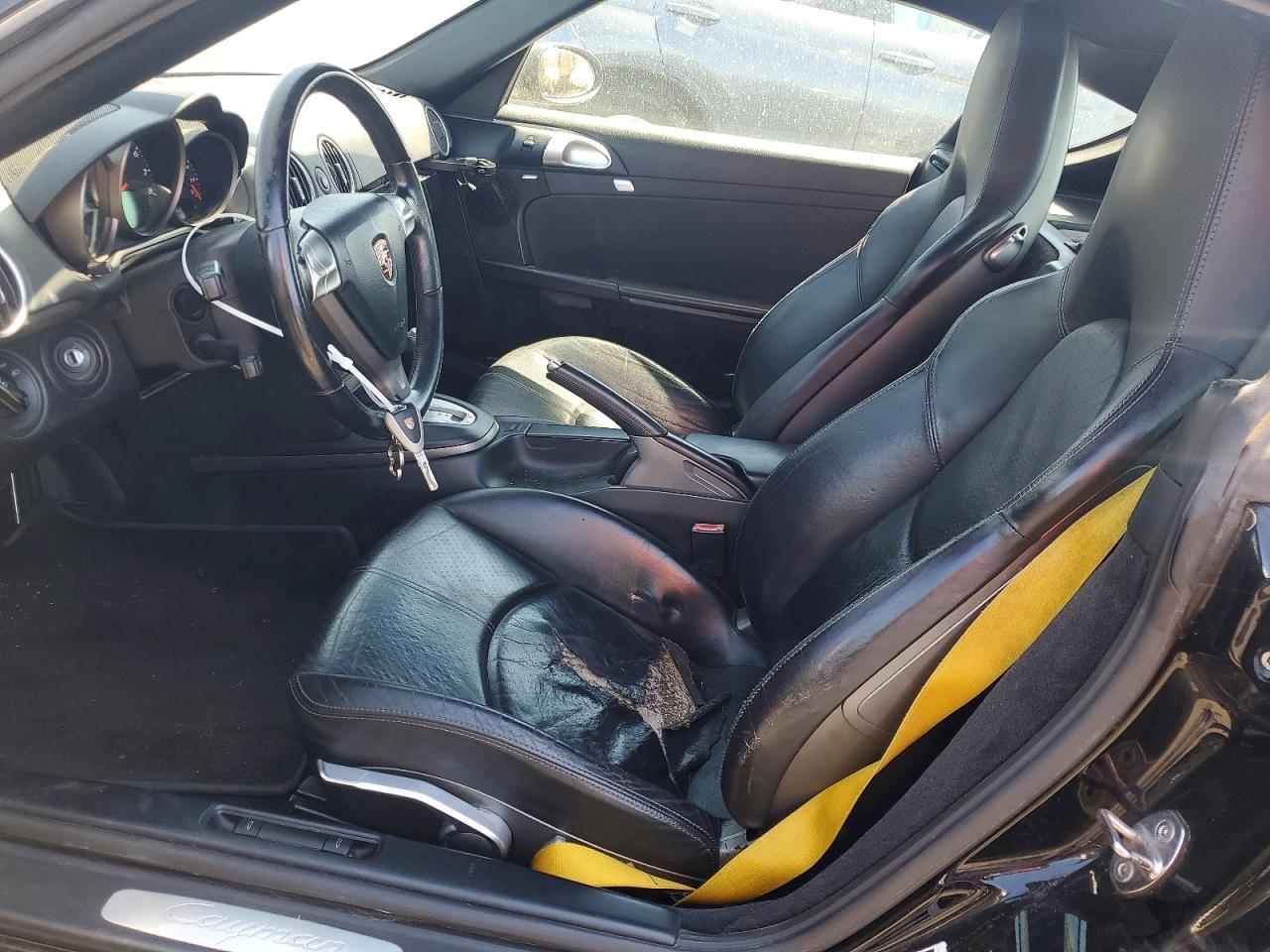 2007 Porsche Cayman Black vin: WP0AA29887U761979
