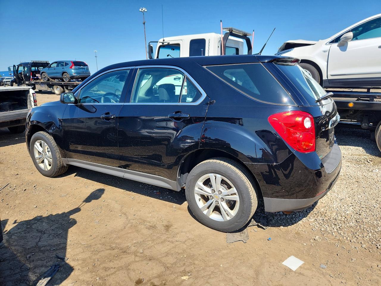2012 Chevrolet Equinox Ls Black vin: 2GNALBEK4C1107764